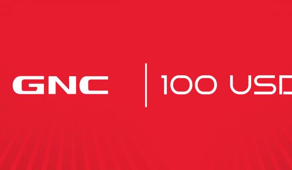 GNC Gift Card 100 USD