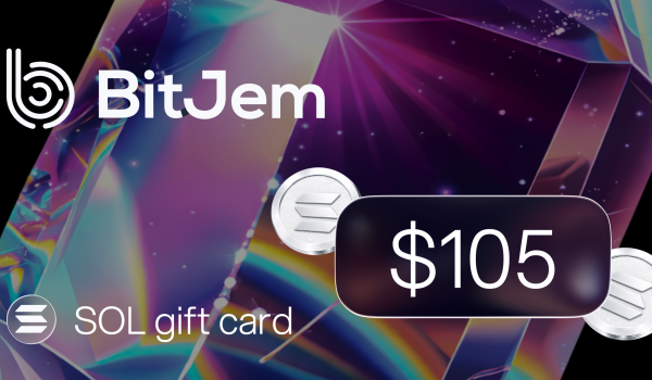 BitJem SOL Gift Card 105 USD