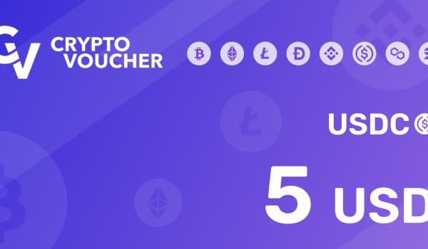 Crypto Voucher USDC 5 USD