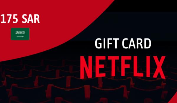Netflix Gift Card 175 SAR
