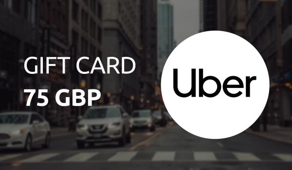 Uber Gift Card 75 GBP