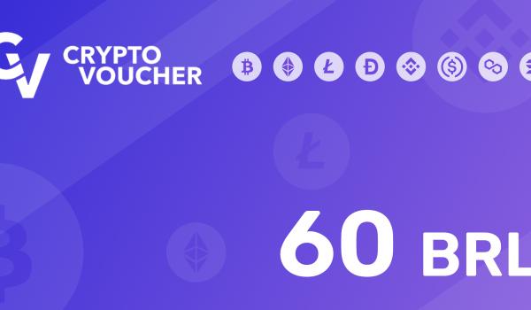 Crypto Voucher Gift Card 60 BRL