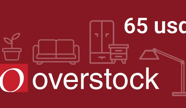 Overstock Gift Card 65 USD