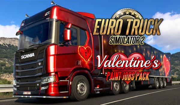 Euro Truck Simulator 2 Valentines Paint Jobs Pack (PC)