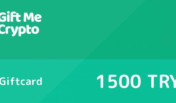 Gift Me Crypto Gift Card 1500 TRY