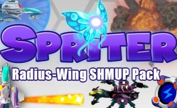Spriter: Radius-Wing SHMUP Animated Art Pack (DLC)