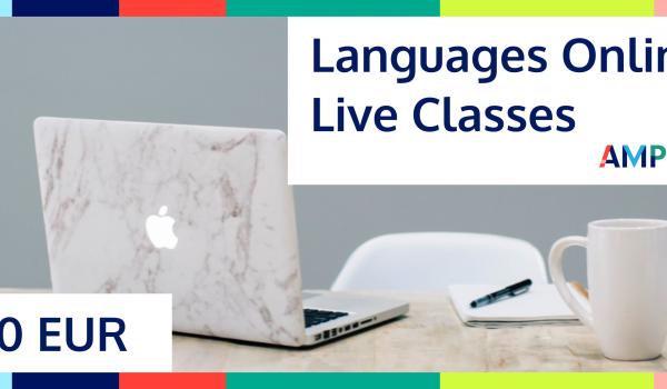Languages Online Live Classes Gift Card 50 EUR Amphy Key