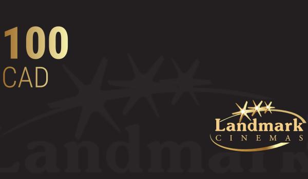Landmark Cinemas Gift Card 100 CAD