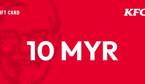 KFC Gift Card 10 MYR