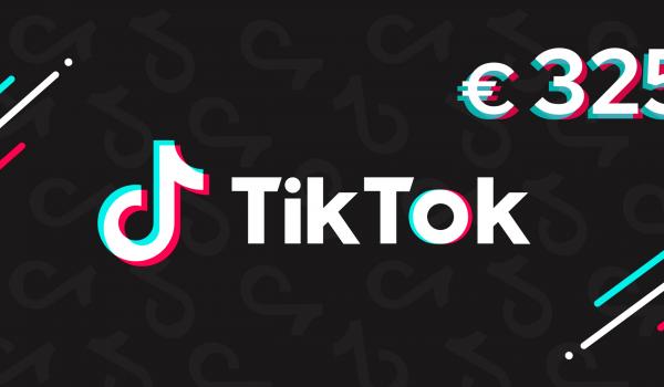 TikTok Gift Card 325 EUR