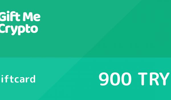 Gift Me Crypto Gift Card 900 TRY