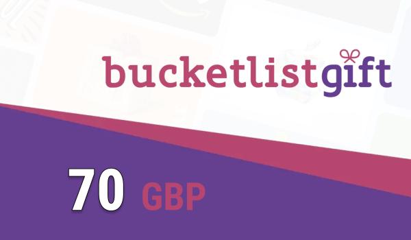 BucketlistGift Gift Card 70 GBP