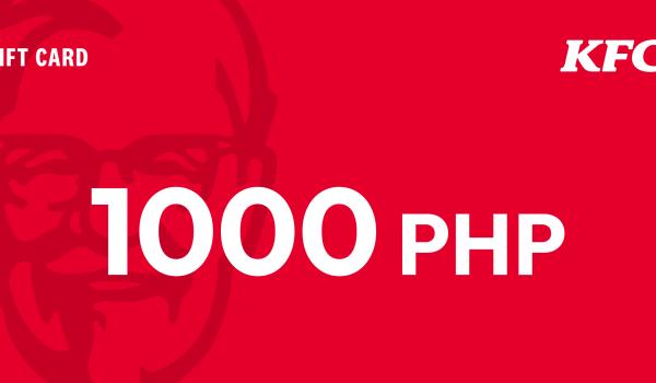 KFC Gift Card 1000 PHP
