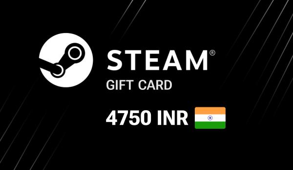 Steam Gift Card 4750 INR