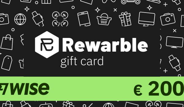 Rewarble Wise Gift Card 200 EUR