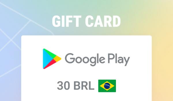 Google Play Gift Card 30 BRL