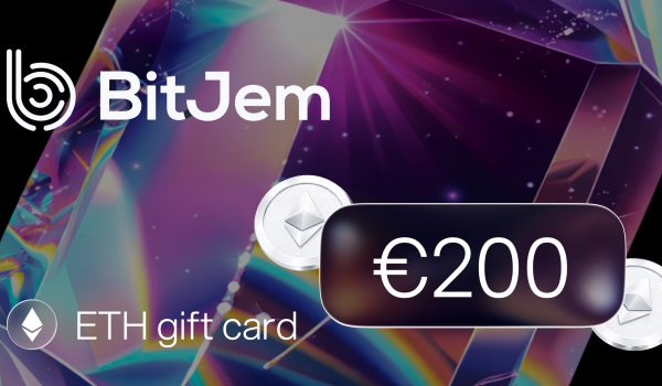 BitJem ETH Gift Card 200 EUR