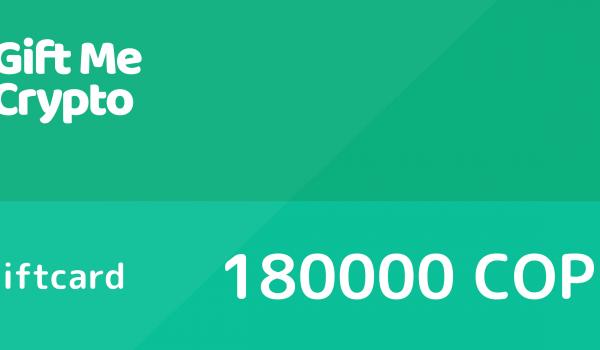 Gift Me Crypto Gift Card 180000 COP