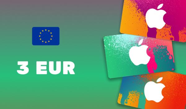 Apple iTunes Gift Card 3 EUR