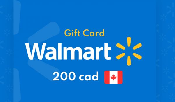Walmart Gift Card 200 CAD