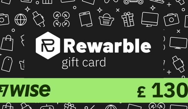 REWARBLE Wise Gift Card 130 GBP