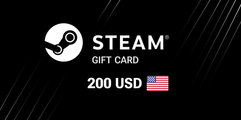 Steam Gift Card 200 USD