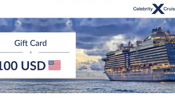 Celebrity Cruises Gift Card 100 USD