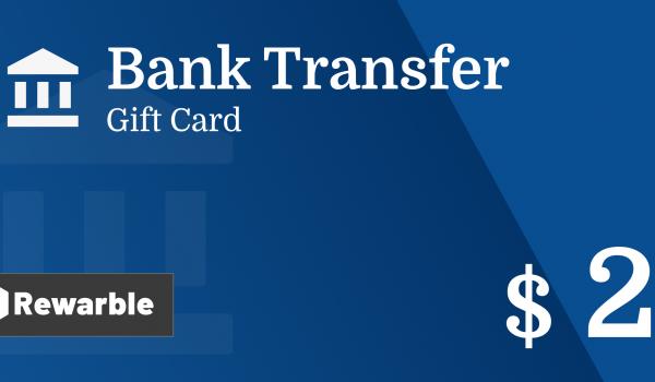 Bank Transfer Gift Card 2 USD