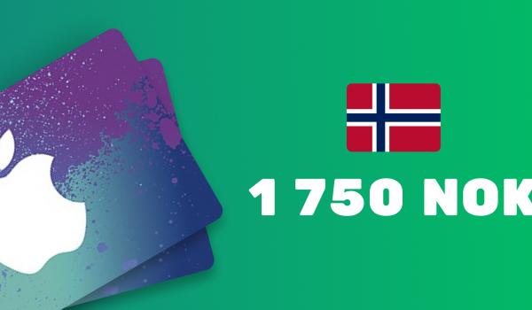 Apple iTunes Gift Card 1750 NOK