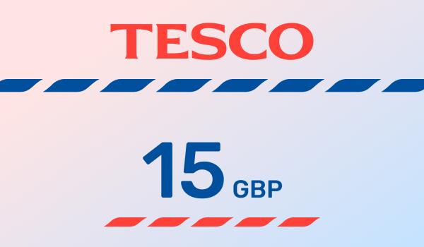 Tesco Gift Card 15 GBP