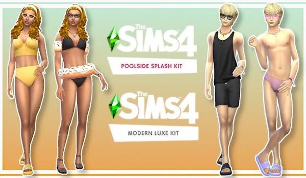 The Sims 4 Poolside Splash Kit DLC (PC)