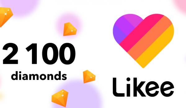 Likee Gift Card 2100 Diamonds