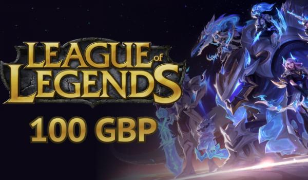 League of Legends Gift Card Riot 100 GBP