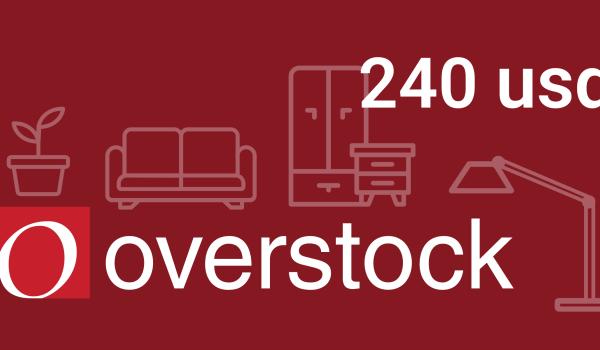 Overstock Gift Card 240 USD
