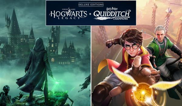 Hogwarts Legacy plus Harry Potter Quidditch Champions Deluxe Edition Bundle (Xbox Series)