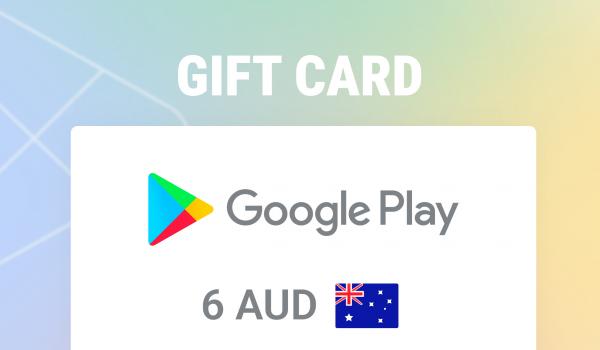 Google Play Gift Card 6 AUD