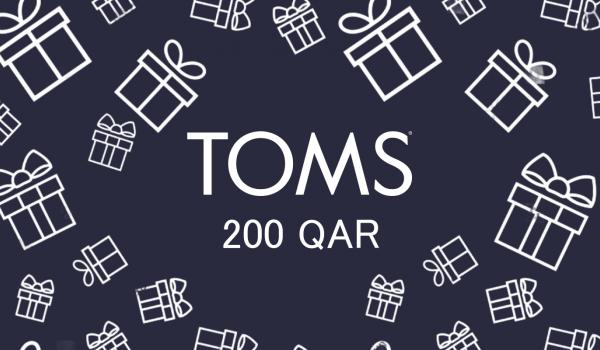 TOMS Gift Card 200 QAR