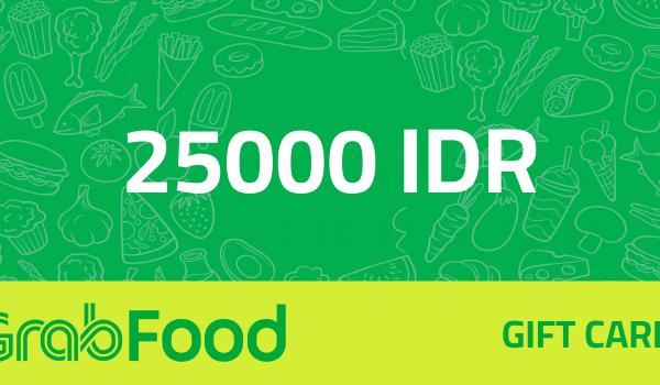 GrabFood Gift Card 25000 IDR