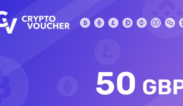 Crypto Voucher Bitcoin 50 GBP