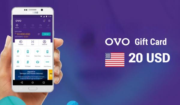 Ovo Cash Gift Card 20 USD