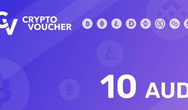 Crypto Voucher Gift Card 10 AUD