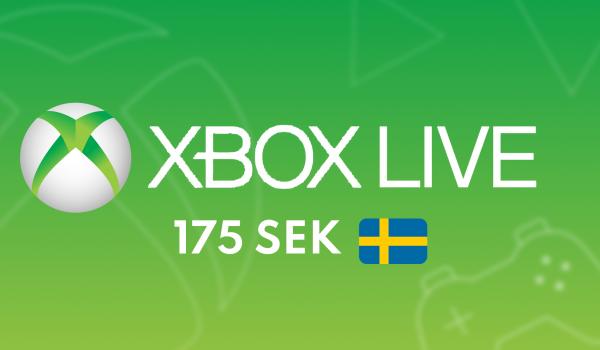 XBOX Live Gift Card 175 SEK