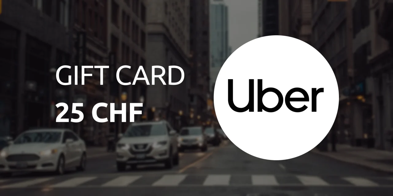 Uber Gift Card 25 CHF