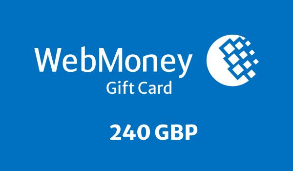 WebMoney Gift Card 240 GBP
