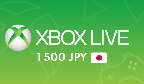 XBOX Live Gift Card 1500 JPY
