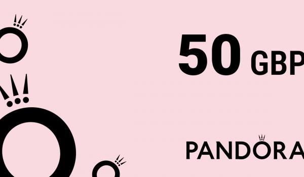 Pandora Gift Card 50 GBP