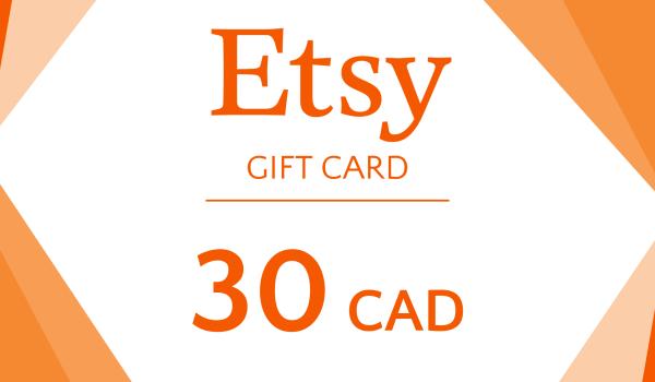 Etsy Gift Card 30 CAD
