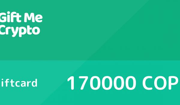 Gift Me Crypto Gift Card 170000 COP