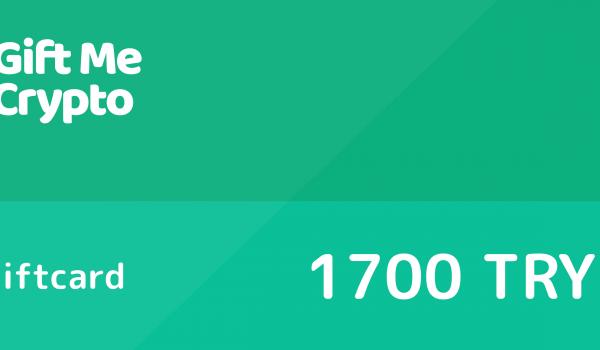 Gift Me Crypto Gift Card 1700 TRY
