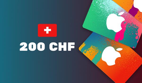 Apple iTunes Gift Card 200 CHF